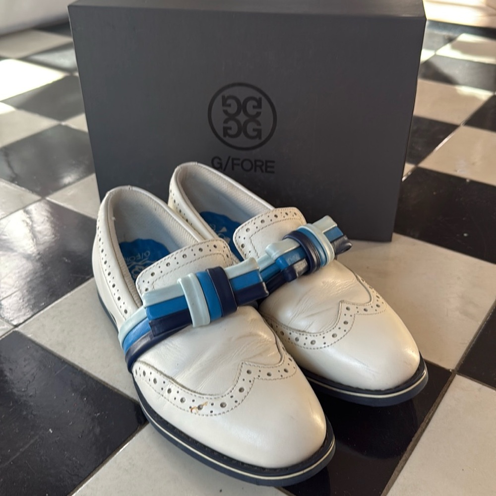 G/FORE Ladies Ribbon Brogue Cruiser Gallivanter, US Size 8.5